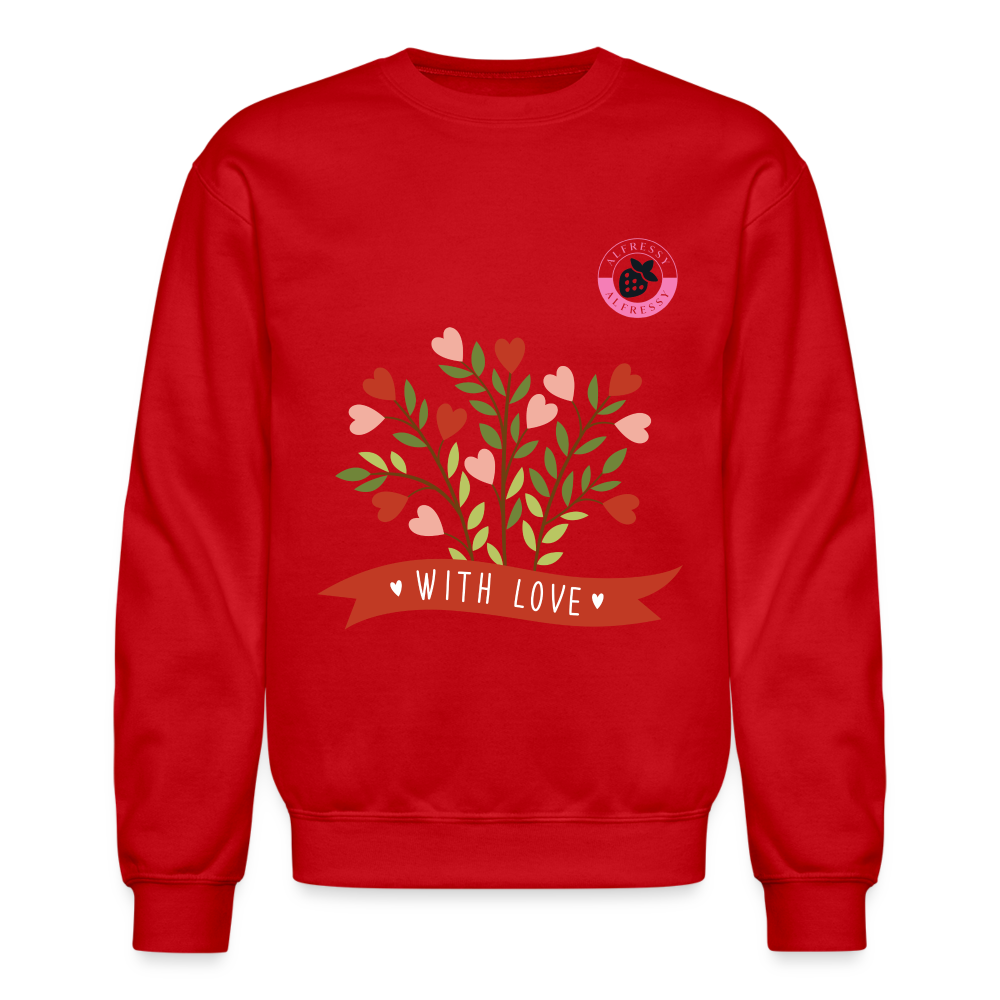Alfressy Crewneck Sweatshirt - red
