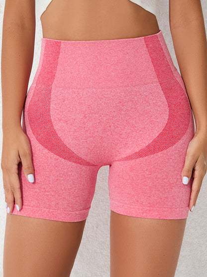 Alfressy High Waist Active Shorts for Women - Gray - Size M - Highly Stretchy - Comfortable Basic Style
